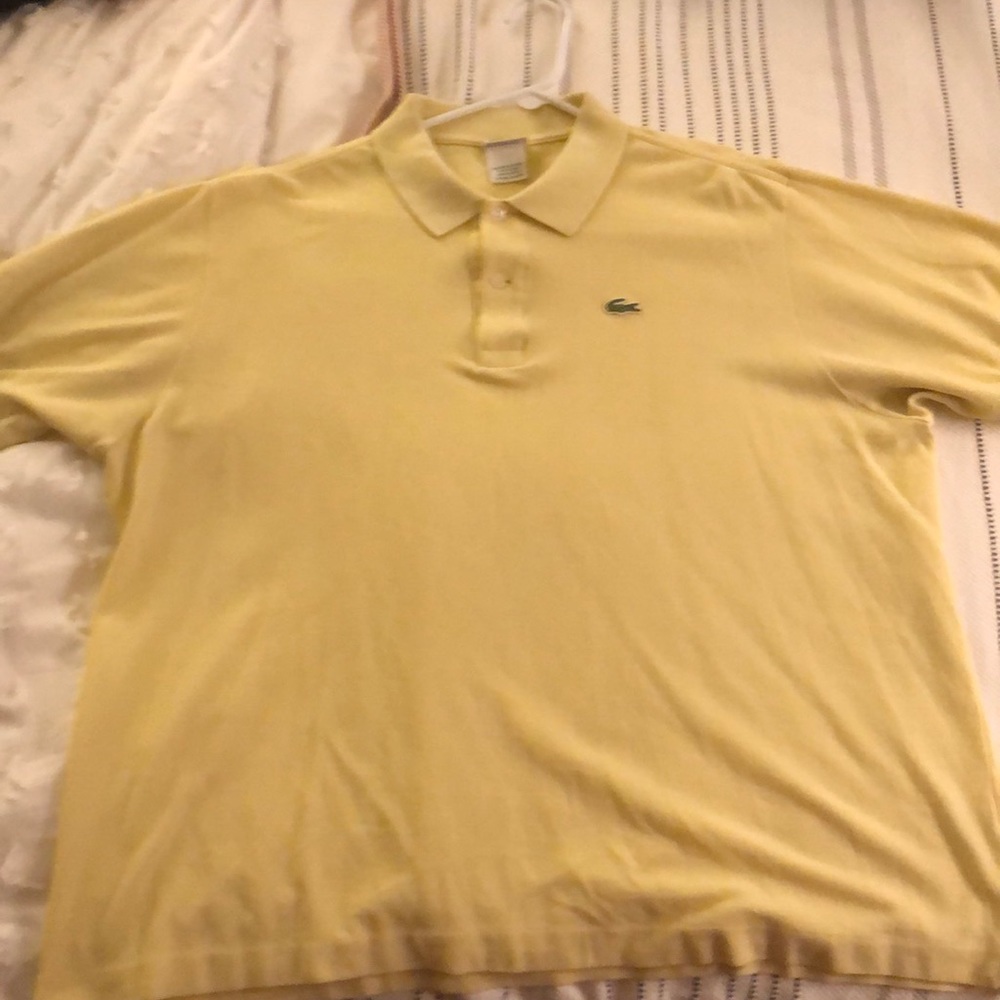 Lacoste pale yellow sz8
